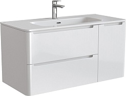 Iddis Мебель для ванной Edifice 100 подвесная белая – фотография-2